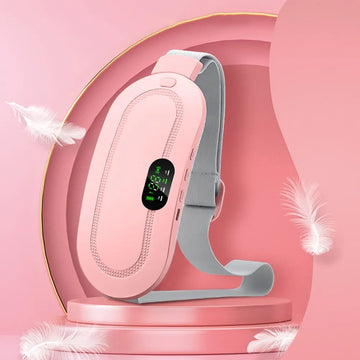 Electric Period Cramp Massager Vibrating Heating Belt