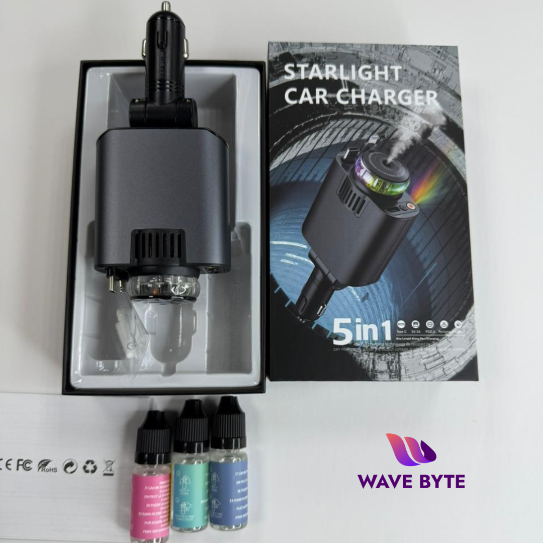 5-in-1 Starlight Car Charger